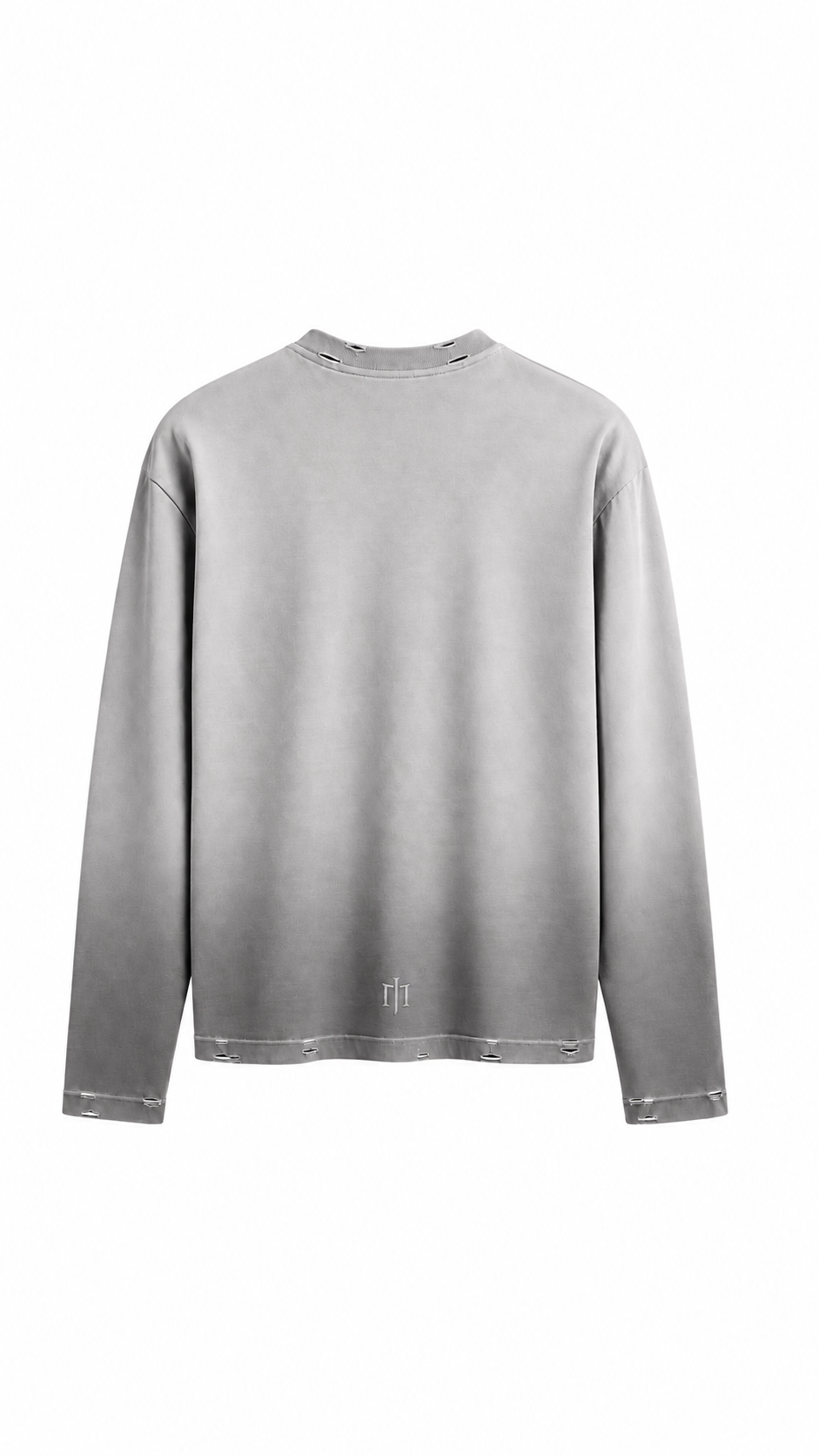 LONG SLEEVE GREY DLV JM DÉGOULINANT SILICONE BLANC — back