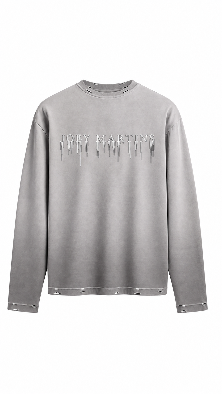 LONG SLEEVE GREY DLV JM DÉGOULINANT SILICONE BLANC