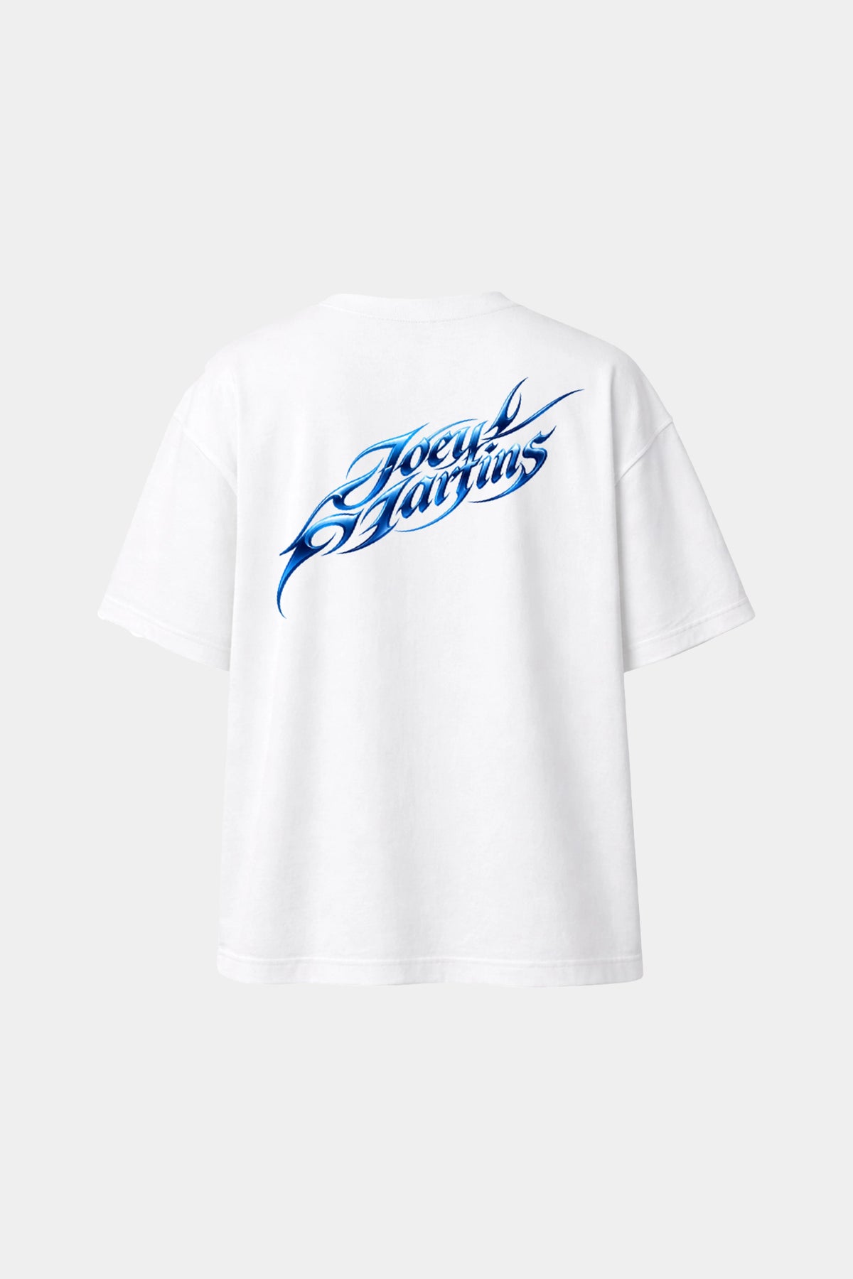 JOEY MARTINS T-SHIRT TRIBAL לבנה - גב