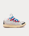 LANVIN - World Cup Curb Leather White Low Top Sneakers
