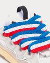LANVIN - World Cup Curb Leather White Low Top Sneakers