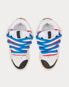 LANVIN - World Cup Curb Leather White Low Top Sneakers