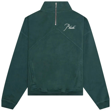 RHUDE - Quarter Zip Hunter Green
