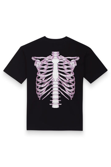JOEY MARTINS - T-Shirt Skeleton 3D Pink