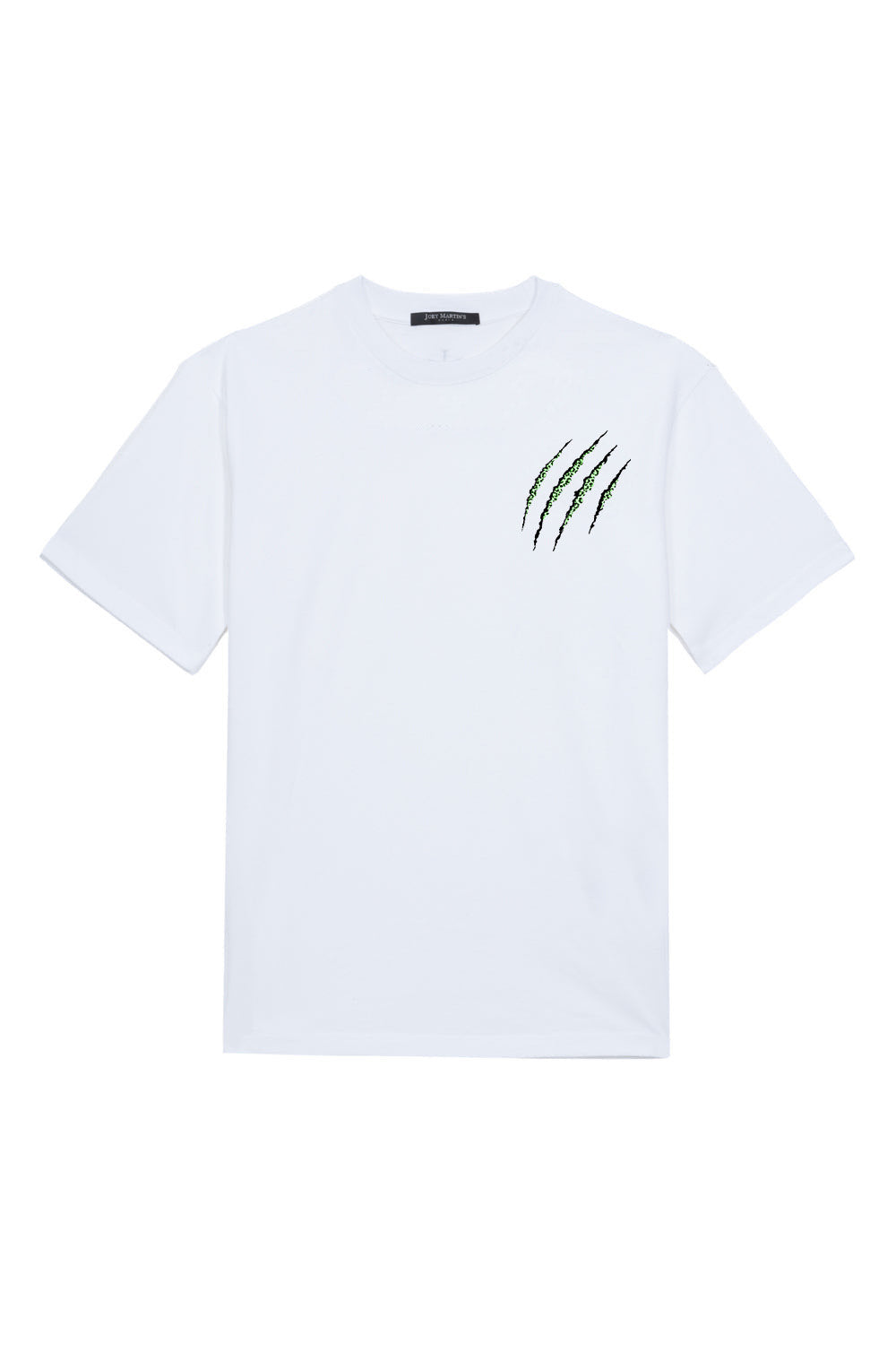 T-Shirt Leopard Claw White/Yellow