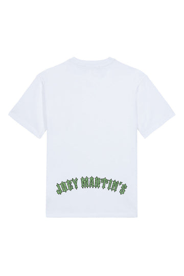 JOEY MARTINS - T-Shirt Leopard Claw White/Yellow